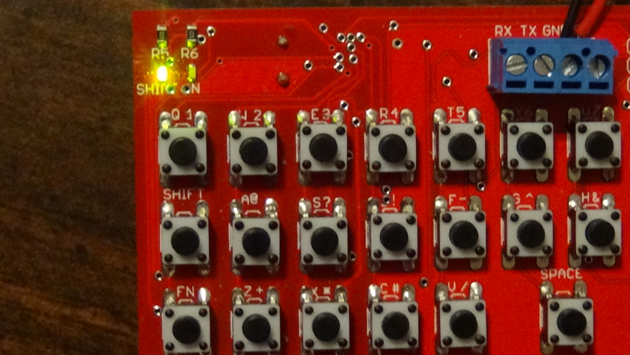 Serial Keyboard_REV1 from Hanscorp2014 on Tindie